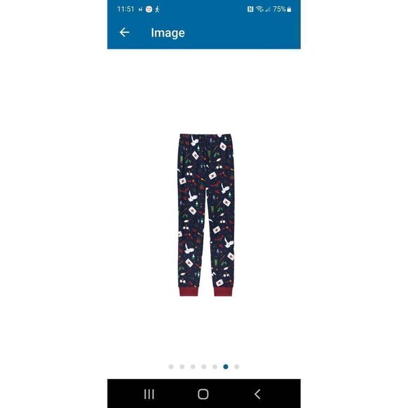 NWT HARRY POTTER HOLIDAY ADULT PJS - Picture 2 of 8